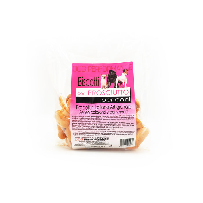 Biscotti per Cani con Prosciutto (3 Confezioni)